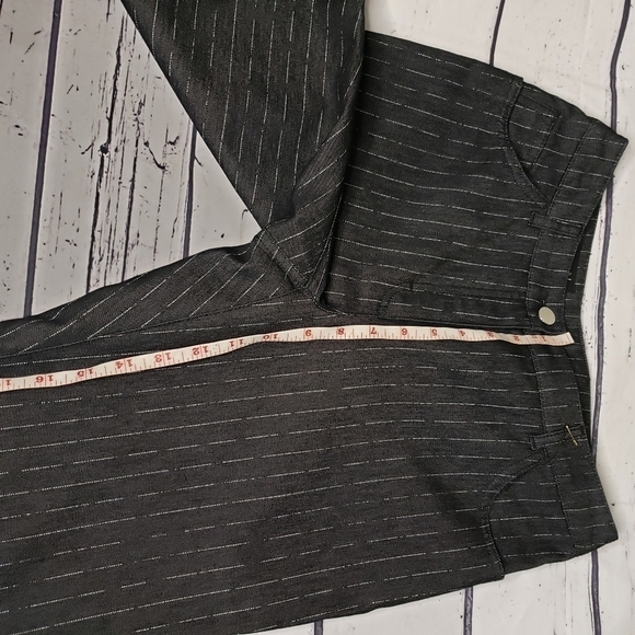 Laurel Jeans Pine Strip Wideleg Women Pant Size S/M - Picture 11 of 13